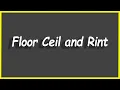 Python Programs Floor Ceil and Rint