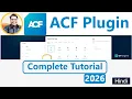 ACF Plugin Complete Tutorial 2026 Advanced Custom Fields WordPress Page Post Editor