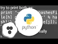 Python md5 hashes comparison