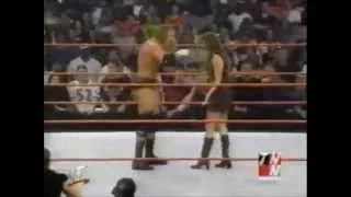 chris benoit retaliates to stephanie slapping him