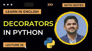 25 Python Decorators with examples Advanced Python Tutorial Amit Thinks