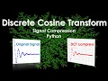 DCT used in JPEG compression In Python calculate error rate between original compressed signal