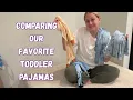 Carters vs Jimonda vs PatPat Toddler Pajamas Honest Review