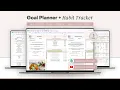 2026 Goal Planner Habit Tracker - Google Sheets Template