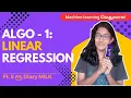 Linear Regression with all Maths formulas explained in