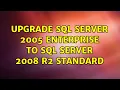 Upgrade SQL Server 2005 Enterprise to SQL Server 2008 R2 Standard