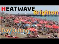UK Heatwave A weekend in Brighton People Enjoy Hot weather UK Break heat record Temperature 40 C