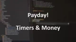 MTA Scripting Money Timers