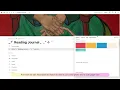 NOTION TUTORIAL 💡📔  notion book and reading tracker