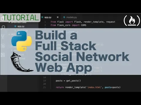 Full stack Python Flask tutorial Build a social network