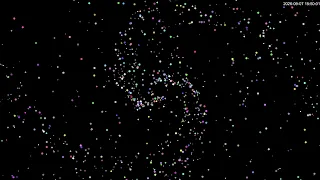 Black Hole Swallowing Particles | Particle Vortex, Deep Hum    黑洞吞噬粒子｜粒子漩涡，低沉嗡鸣声