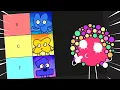 New BFDI FAN Ranks ALL CHARACTERS