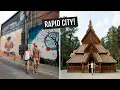 Exploring Rapid City South Dakota Art Alley Chapel in the Hills food presidents