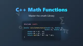 C Math Functions for Beginners cmath Library Tutorial