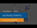 Ways to Increase Web Traffic Tips Tricks 10 Simple Steps to Increasing Your Website Traffic