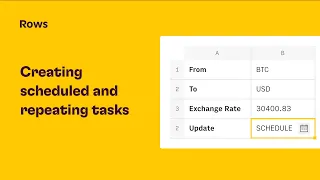 Creating scheduled and repeating tasks