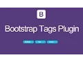 Bootstrap Tags plugin