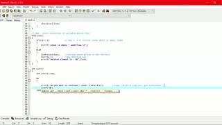 c program to implement stack using array with output Data Structures - push pop display