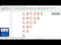 Write a program for print a alphabetical pattern in C