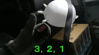 シートベルトプリテンショナ作動させてみるよ 