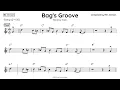 Bag's Groove - Backing Track (Bb) Jazz Playalong