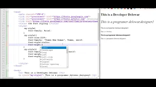 CSS 39 CSS Font styling CSS Tutorial Fonts In CSS Web Development Tutorials