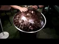 D hijaz scale 11 notes handpan