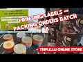 Printing Labels and Packing Orders From My TikTok Shop Batch 8