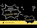 Shape Optimization