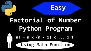 Factorial in Python using math module