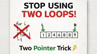Two Pointer Technique Explained Clearly O n Coding Interview Pattern