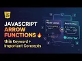 JavaScript Arrow Functions this Keyword Important Concepts