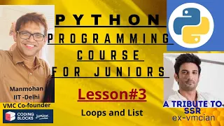 Loops Conditionals in Python Lesson Learn to Code in Python Coding Blocks Junior Hindi