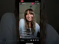 Isidora Goreshter FIRST IG LIVE 21
