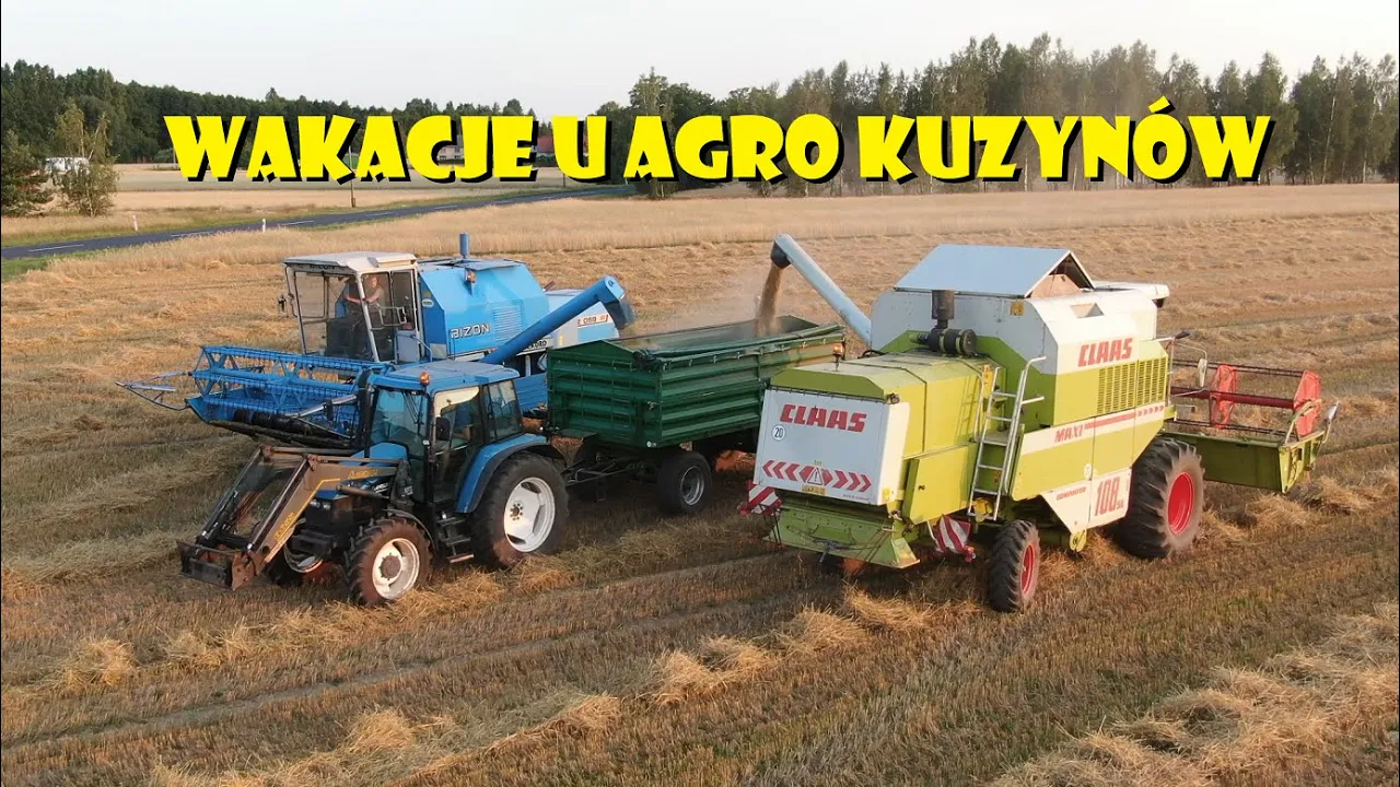 ☆WAKACYJNA PRZYGODA 2022☆ŻNIWA🌾WAKACJE U AGRO KUZYNÓW😎