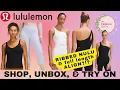 Lululemon Ribbed Align Waist Length Align PASTEL blue align crop leggings The Fashion Try On