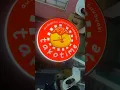 Redmac Round Lightbox Signage