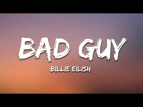 Download MP3 Billie Eilish - bad guy (Lyrics)