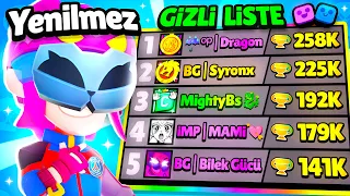 GİZLİ ARKADAŞ LİSTEMİ GÖSTERDİM! 😮 | Brawl Stars