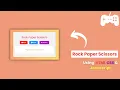 Rock Paper Scissors Game Using HTML CSS JavaScript JavaScript Projects Becodewala