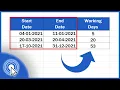 How to Calculate Working Days in Excel Two Helpful Ways