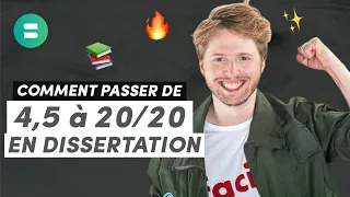 Comment faire une Dissertation et passer de 4,5 à 20/20 📈