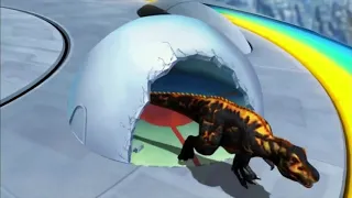 dinosaur king black t rex vs all dinosaurs eng 