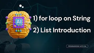 Learn Python For Loop on Strings List Introduction in Urdu Hindi