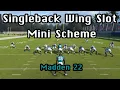DECEPTIVE Singleback Wing Slot Mini Scheme Madden 22 Tips Tricks