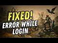 How to Fix Elder Scroll Online Login Error