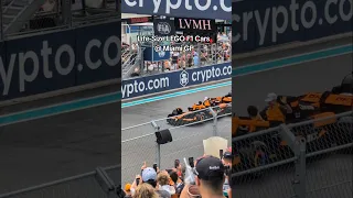 Life-Size LEGO Formula 1 Cars at Miami Grand Prix #lego #f1 #formula1