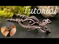 Step by step wire Wrapped Dragon Head Tutorial creative wire wrapping jewelry component