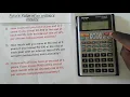 Future Value of an Ordinary Annuity with Compounding Sharp EL-738 Financial Calculator