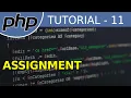 Assignment Operators - PHP Tutorial For Beginners With Examples